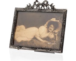Klassieke lijst Strik Liggend 10x15 Verzilverd — cadeau in Wonen & Interieur