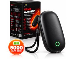 Twenty4seven® Handwarmers Oplaadbaar 5000 mAh - Magnetische Handverwarmer Herbruikbaar met 3 Warmtestanden en USB-C - Warme Handen op de Fiets & Buiten — cadeau in Sport & Outdoor