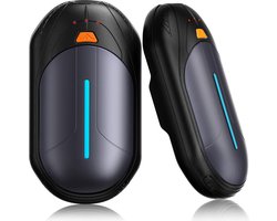 oCreon Oplaadbare Handwarmers 2 Stuks 20 Uur Verwarming Draadloze USB Zakhandverwarmer voor Buiten — cadeau in Sport & Outdoor
