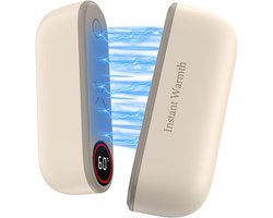 SnelShoppen - Handwarmers Oplaadbaar 2 Pack 8000 mAh Elektrische Handwarmers 2025 Magnetisch met 3 Warmtestanden tot 60 °C Perfect voor Buiten, Campin — cadeau in Sport & Outdoor