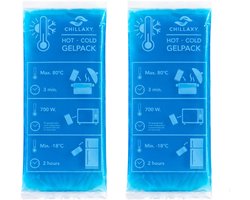 Chillaxy Coldpack – Icepack – Set van 2 Coolpack - IJspack, Gelpack – Koud Compress Herbruikbaar — cadeau in Cadeau-ideeën
