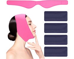 Koelkompressen en Koelpads voor Verstandskiezen - Koude en Warmte Therapie, 4 Stuks Gelpacks (Roze) — cadeau in Cadeau-ideeën