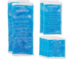 Meisterhome® hot cold pack - koud warm kompres - gel ice pack - cold pack - hot pack - Herbruikbare Gel Pack Knie Taille Schouder Nek Enkel Heupset van 8 stuks — cadeau in Cadeau-ideeën