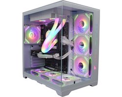Invincible X White Edition Level 4 / Ryzen 7 8700F / Nvidia RTX 5070 12GB / 32Gb Ram DDR5 / 1TB SSD Nvme — cadeau in Sieraden