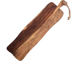 Alora Borrelplank Party Plank XL - Tapasplank - Borrelplank Hout - Borrelpakket - Seveerplank - Hapjesplank - Snackplank Groot - 69 cm — cadeau in Kookcadeaus