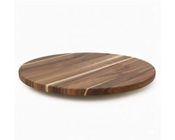 Draaiplateau Serveerplank Acacia hout – Draaischijf – XL – Ø50CM — cadeau in Kookcadeaus