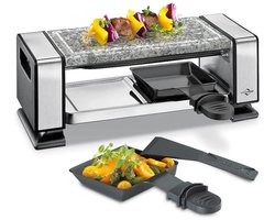 Raclette Set voor 2 Personen - Elektrische Raclette Grill - Compact Tafelgrill — cadeau in Kookcadeaus