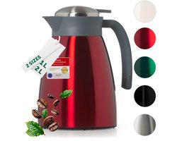 Blumtal Thermoskan Carla - Hoogwaardige Thermosfles - Voor warme dranken - Rood — cadeau in Koken & Dineren