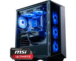 FlowUP x Powered By MSI - Don Kaaklijn - De Enge Game Gaming PC 2 - AMD Ryzen 5 7500X3D - RTX 5070 - 32GB DDR5 - 1 TB SSD - Waterkoeling — cadeau in Mode & Accessoires