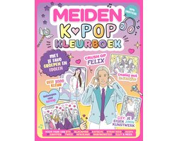 MEIDEN K-POP Kleurboek - KPOP - BTS - KATSEYE - STRAYKIDS - ENHYPEN - Demon Hunters - BLACKPINK - TWICE - LE SSERAFIM - Meisjes - Kleurboek - Tekenen - Tekenboek - Kleuren - Knutselen - DIY - Speelgoed Meisje - Cadeau - Doeboek - Vakantieboek — cadeau in Hobby
