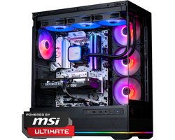 FlowUp x Powered By MSI - De Lang Niet Gek Gaming PC - Don Kaaklijn - AMD Ryzen 5 7500X3D - NVIDIA RTX 5060 Ti 16GB - 32 GB DDR5 RAM - 1TB - Waterkoeling — cadeau in Sport & Outdoor