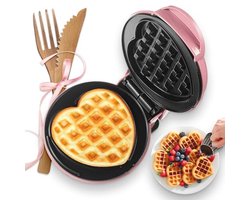 Mini Wafelplaat voor Perfecte Wafels Thuis — cadeau in Kookcadeaus