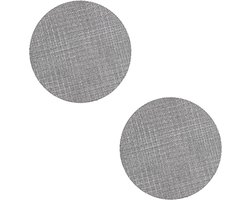 Set van 3 Italiaanse espressofilters van 58,5 mm met een dikte van 1,7 mm, geschikt voor filterhouders van 58 mm, 150 micron 316 roestvrijstalen koffiefilters, herbruikbaar — cadeau in Cadeau-ideeën