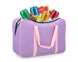 Cooler Bag Lunch Tas - Geisoleerde Koeltas - Lichte Tas 7L -Compacte Koeltas - Koeltasje Klein - Picknicktas Kinderen - Thermo Tas - Lunchtas Volwassenen - Koel Tas Dames en Heren - Thermotas - Koelrugzak Vakantie - Koeltassen - Paars - Löwenthal — cadeau in Cadeau-ideeën