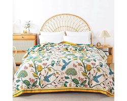 Boho sprei voor op bed – 100% katoen – ultrazacht — cadeau in Wonen & Interieur