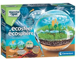 Clementoni EcoSphere Biosfeer - Mini Ecosysteem Terrarium met Waterkringloop - Planten Kweken en Natuur Ontdekken - Wetenschap en Spel voor Kinderen — cadeau in Spellen & Speelgoed