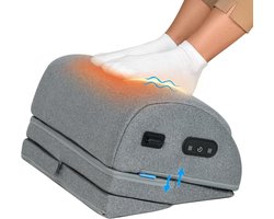 Bureauvoetsteun - Voetensteun Verwarming - Comfortabel Zitten - Verwarming en Massage - 3 Hoogtes - Zwart — cadeau in Cadeau-ideeën