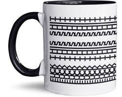 NietMokken.nl - Fuck This Shit Mok met Verborgen Tekst – 325 ml – Kantoor Cadeau – Gratis Viltje – Keramische Koffiemok – Vaatwasser- & Magnetronbestendig – Aan Beide Zijden Bedrukt - Grappige Mok — cadeau in Cadeau-ideeën