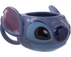 Stitch‑vormige Mok – Officieel Gelicentieerde Disney Merchandise, Handbeschilderde Lilo & Stitch Keramische Koffiekop 450 ml (15 oz) – Paladone — cadeau in Spellen & Speelgoed