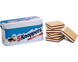 Houten knoppers in blikje — cadeau in Spellen & Speelgoed