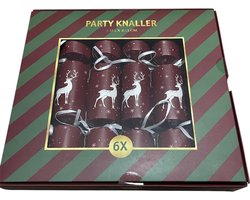 Kerstcrackers - Party Knaller - Kerst - Kerstversiering - Tafeldecoratie - Set van 6 — cadeau in Cadeau-ideeën