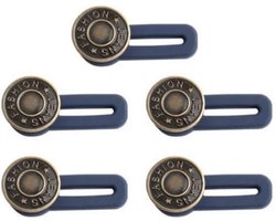 Knaak Knoopsgat Verlenger - Premium Broekverbreder - 5 Stuks - Brons - Comfortabel & Onzichtbaar — cadeau in Cadeau-ideeën