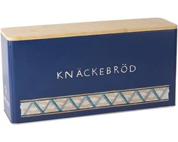 Leksands knäckebröd bewaarblik - rechthoek — cadeau in Koken & Dineren