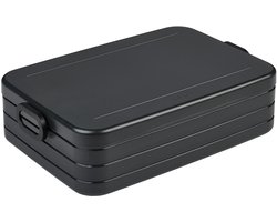 Mepal Lunchbox large - Broodtrommel - 8 boterhammen - Nordic black — cadeau in Cadeau-ideeën
