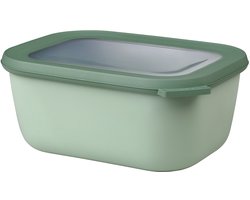 Mepal - Multikom Cirqula vershouddoos - 1500 ml - Rechthoekig - Nordic sage — cadeau in Cadeau-ideeën