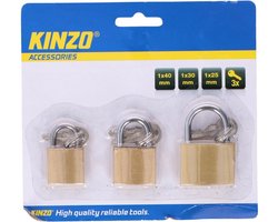 Padlock, 3pcs. — cadeau in Cadeau-ideeën