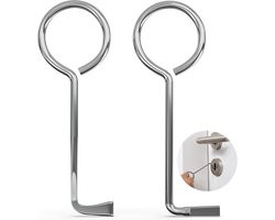 Gsedaox-Lockpick Set-2 Stuks-Universele deadlocksleutel-slotenmaker deuropenersleutel voor kleurrijke baardslotopener-Zilver — cadeau in Cadeau-ideeën