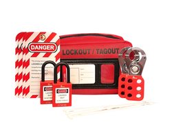 Lock out veiligheid monteur set - 2 LOTO hangsloten - 2 LOTO hasps - 4 Tag Out tags - 4 Tyraps - Lock Out Tag Out — cadeau in Cadeau-ideeën
