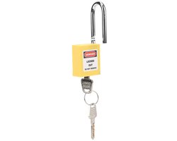 Veiligheidsloto-slot 38 Mm - Lockout LOTO-hangslot - Slagvast - Antislip - Duurzaam - Temperatuurbestendig — cadeau in Cadeau-ideeën