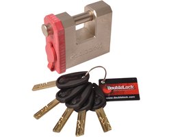DoubleLock Padlock X - SCM gekeurd - Los slot fixed lock. — cadeau in Cadeau-ideeën