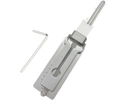 2-in-1 RVS Master Key Decoder - Professionele Lock Picking Tool voor Slotensmeden en Sleuteltechniek — cadeau in Cadeau-ideeën