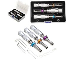 Lockpick set Tubular Lock Pick Set 7 Pins Verstelbaar Tubular Lock Pick Gereedschap 7.00MM 7.5MM 7.8MM Lockpick set — cadeau in Cadeau-ideeën