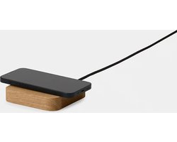 Oakywood OakyBlocks Charging Pad - Massief Eikenhout - Draadloze OPlader voor Modulaire Bureau Organiser — cadeau in Wonen & Interieur