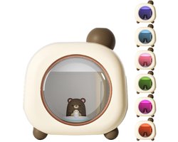 SnelShoppen - Draagbare 500ML Luchtbevochtiger voor Slaapkamer Baby, Cartoon Luchtbevochtiger voor Kinderen, Compact, Stil, Ideaal voor Thuis, Kindere — cadeau in Spellen & Speelgoed