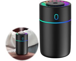 Auto-luchtverfrisser, diffuser voor etherische oliën met kleurrijke lichten, aroma-diffuser, 2 modi, mini-diffuser luchtbevochtiger voor auto, kantoor, slaapkamer, huis, reizen — cadeau in Wonen & Interieur