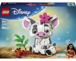 LEGO Disney Vaiana Pua Bouwbaar Dieren Speelgoed voor Kinderen en Decoratie 43292 — cadeau in Spellen & Speelgoed