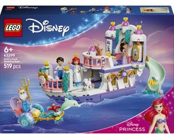LEGO Disney Princess Ariëls Koninklijke Trouwboot Bouwpakket voor Kinderen met 7 Poppetjes 43299 — cadeau in Spellen & Speelgoed