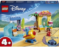 LEGO ǀ Disney Strandplezier met Lilo en Stitch Bouwbaar Speelgoed voor Kinderen en Decoratie 43280 — cadeau in Spellen & Speelgoed
