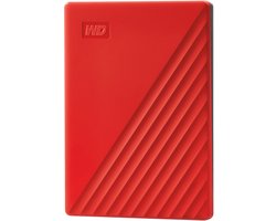 Western Digital My Passport - Externe Harde Schijf - 2 TB - Rood — cadeau in Eten & Drinken
