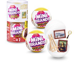 ZURU MinI Brands Create - Mini Masterpieces Series 1 - Kunst en schilderijen - 2 Pack — cadeau in Spellen & Speelgoed