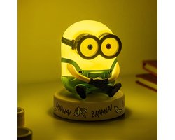 Minions Bob Mini 3D Icon Light, officieel gelicentieerde 3D figuur LED‑lamp verzamelobject voor kinderen, slaapkamer‑ en woondecoratie, filmmerchandise – Paladone — cadeau in Gadgets