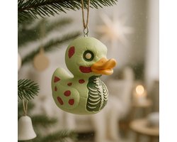 TheDuckSpecialist – Kleine Zombie Eend – 3D-geprint Halloween Figurine – Whimsical Home Accessory — cadeau in Wonen & Interieur