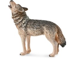 COLLECTA Figurine - Huilende Wolf - (M) - Wilde Dieren - Handgeschilderd - Miniatuur — cadeau in Spellen & Speelgoed