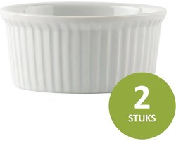 Olympia Crème Brulée Schaaltjes / Ramekins - 11,5cl - Ø8,5x(H)4cm ( Set van 2 ) — cadeau in Cadeau-ideeën