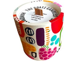 Black Orchid Scented Candle | Vegan| Hand Painted| P1 Geurkaars | Kaarsen | Kaarsenhouder| Kaarsen & Houder | 580gr | Ritual | Wellness Scent| Decoratie Woonkamer | Deal | Sale — cadeau in Wonen & Interieur