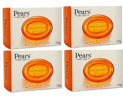Pears Soap - Glycerine Zeeptabletten - 4 x 100 Gram Voordeelverpakking — cadeau in Cadeau-ideeën